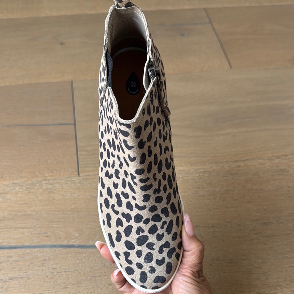 Caslon Leopard Print Ankle Sneakers